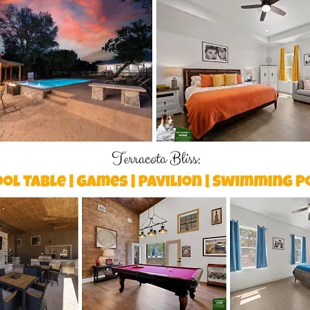 Terracotta Bliss Luxury Stay For 28 In Wimberley